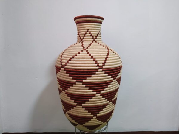 Jarron botella con cobre